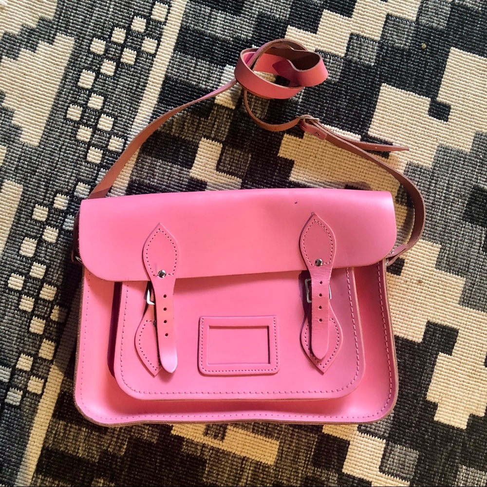 **** LAST DAY TO BUY ***** Pink Cambridge Satchel 13 Inch